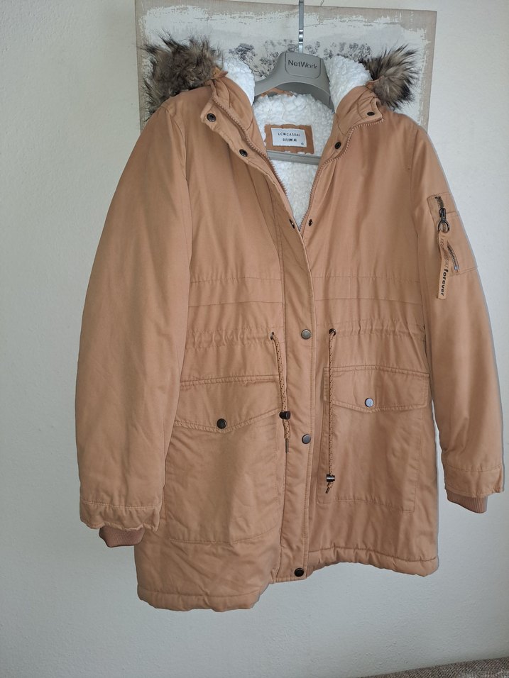 LCW HARDAL SARISI PARKA KAPSONLU L/40 - Görsel 3