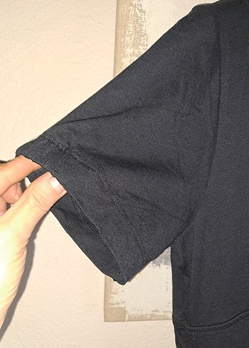 ATALAR  Siyah V Yaka Midi Elbise 38/40 - Görsel 4