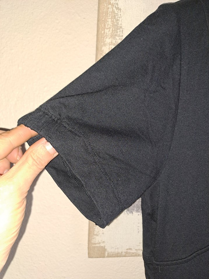 ATALAR  Siyah V Yaka Midi Elbise 38/40 - Görsel 4