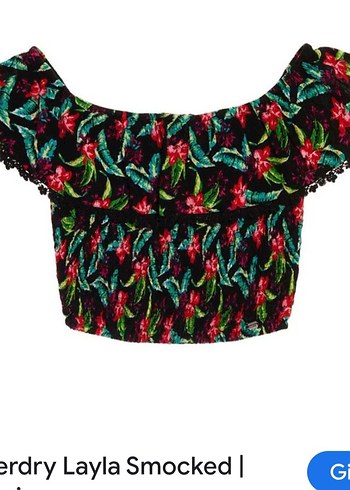SUPERDRY CROP BLUZ S/M