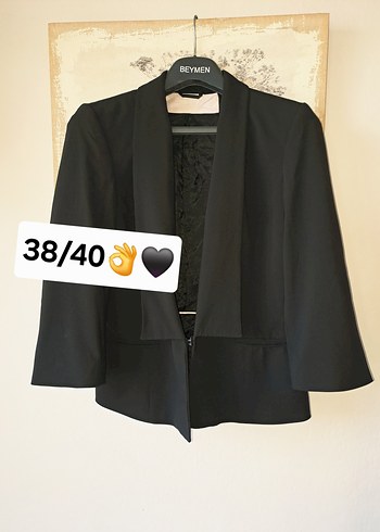 Beymen Business Siyah Kisa Ceket 38 40 Uyum