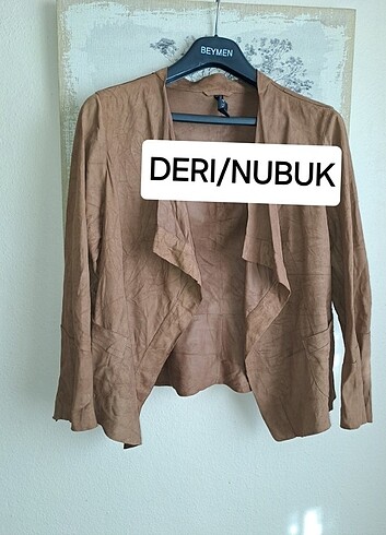 MARC CAIN DERI/NUBUK CEKET M/L