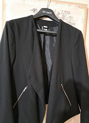 44 Beden H&M SIYAH CEKET/BLAZER 42/44