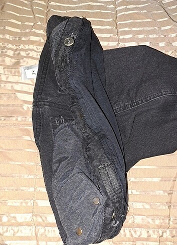 m Beden siyah Renk H&M MAMA HAMILE DENIM ETEK MEDIUM