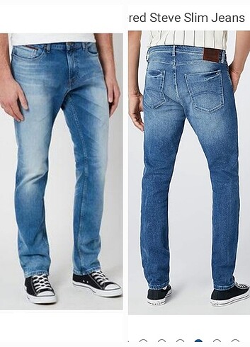 46 Beden mavi Renk TOMMY HILFIGER SLIM YENI JEAN 36/46
