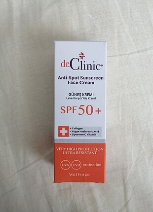 Dr. Clinic Spf 50+ güneş Kremi 