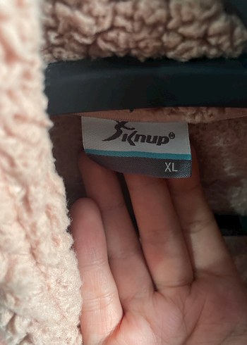 Pembe Kadın Sıcak Peluş Ceket - Görsel 2