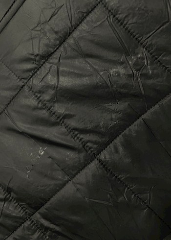 Siyah Fermuarlı Kadın Midi Mont - Görsel 3