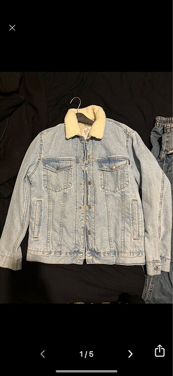 Bershka Denim Polar Ceket