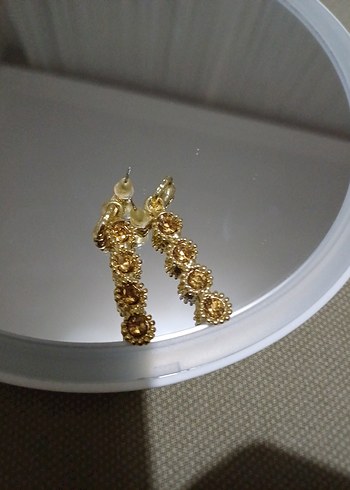 Accessorize Zincir Detaylı Vintage Midi Küpe