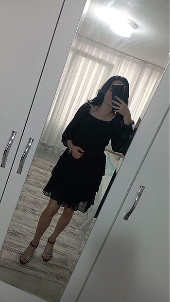 Zara Siyah elbise