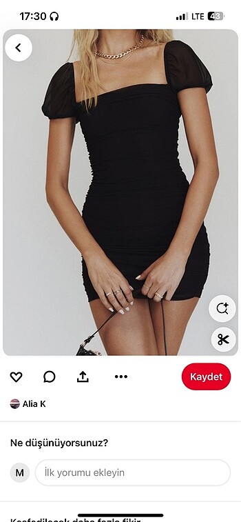 s Beden siyah Renk Siyah elbise
