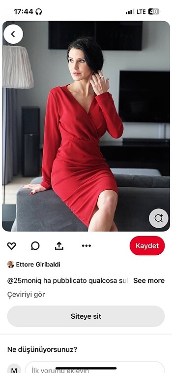 m Beden Elbise