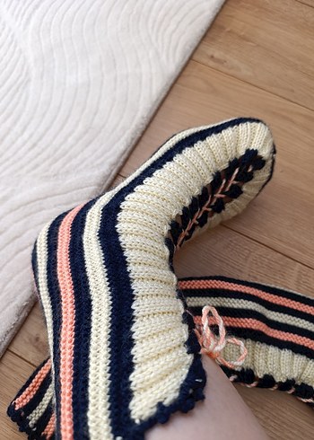 Kadın Örgü patik corap - Görsel 2