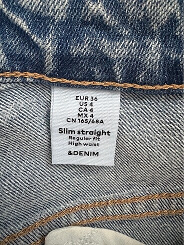 s Beden Hm jean açık renk kot pantolon H&M