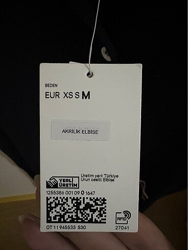 H&M H&M elbise siyah mini örgü