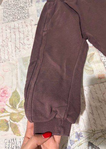 Kızlar için kahverengi rahat bol kesim eşofman - Görsel 3