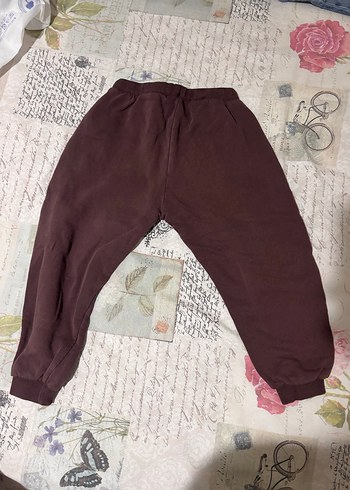 Kızlar için kahverengi rahat bol kesim eşofman - Görsel 2