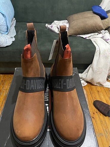 Harley davidson erkek bot 45 numara sıfır etiketli kutulu ürün - Görsel 2