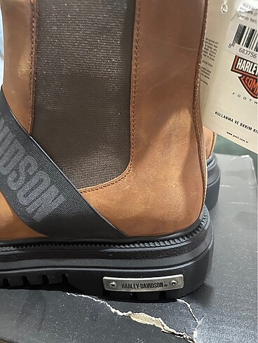 Harley davidson erkek bot 45 numara sıfır etiketli kutulu ürün - Görsel 4