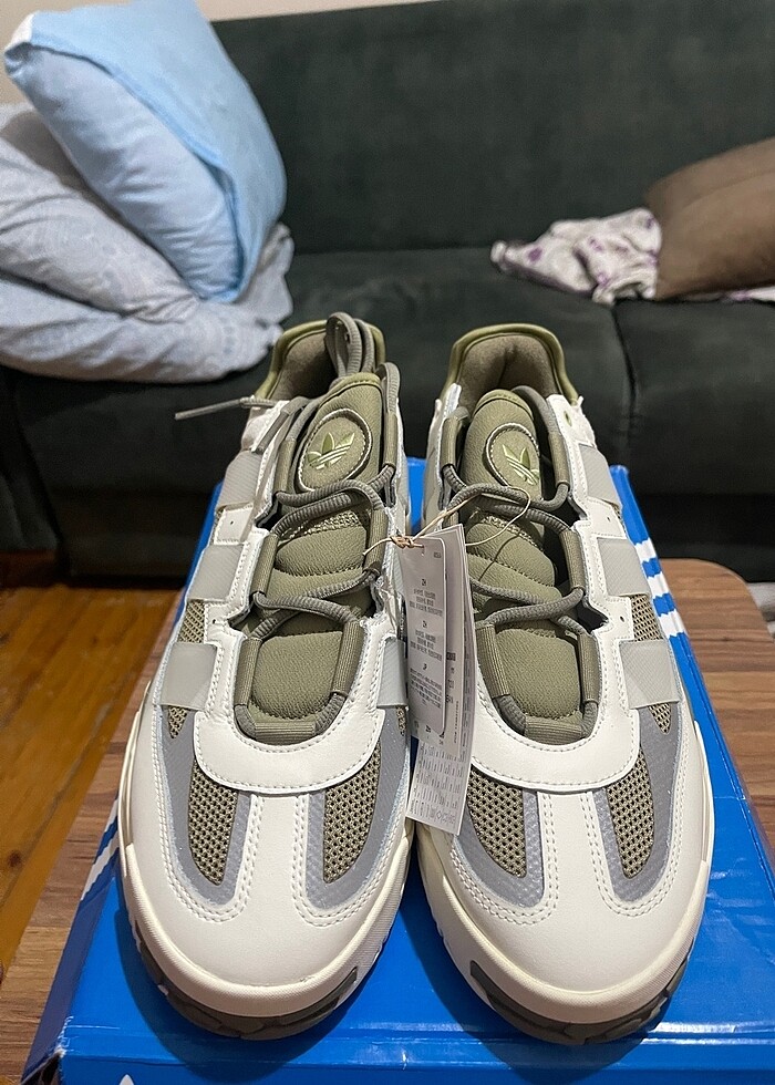 Adidas niteball erkek spor ayakkabı 46 numara sıfır etiketli kut - Görsel 5