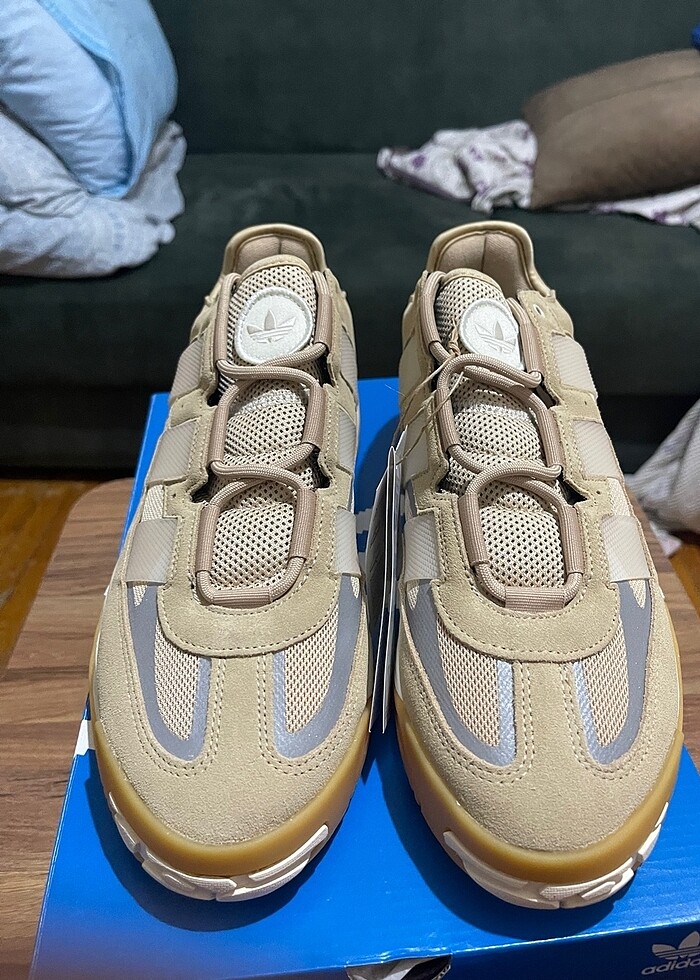 Adidas niteball erkek spor ayakkabı 45,5 numara sıfır etiketli k - Görsel 4