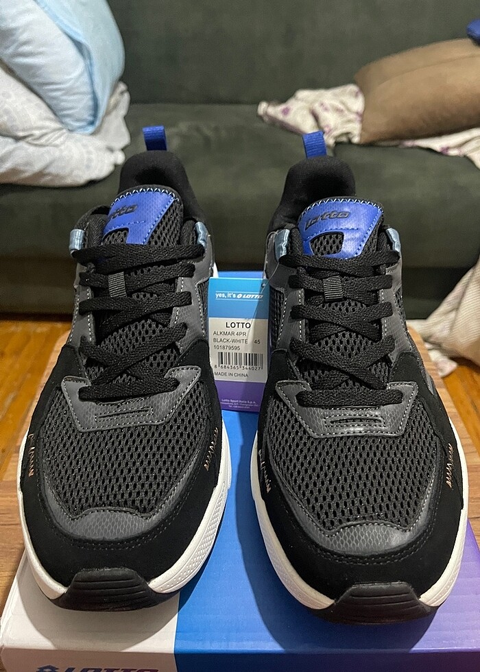 Lotto erkek spor ayakkabı 45 numara sıfır etiketli kutulu ürün - Görsel 4