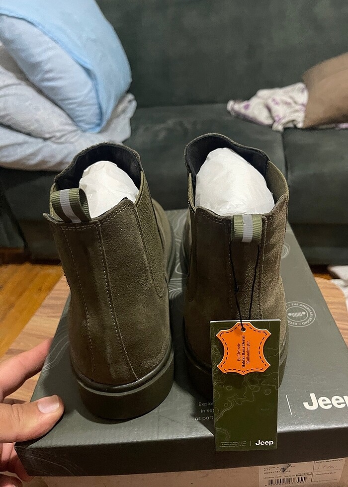 Jeep erkek bot 44 numara sıfır etiketli kutulu ürün - Görsel 5