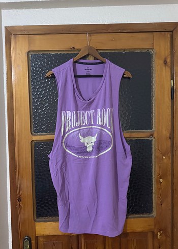Diğer Under Armour Lila Project Rock Bisiklet Yaka Atlet 3xl Beden