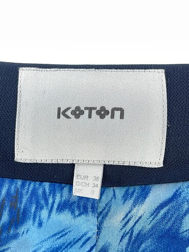 36 Beden lacivert Renk Koton Deri Ceket %70 İndirimli.