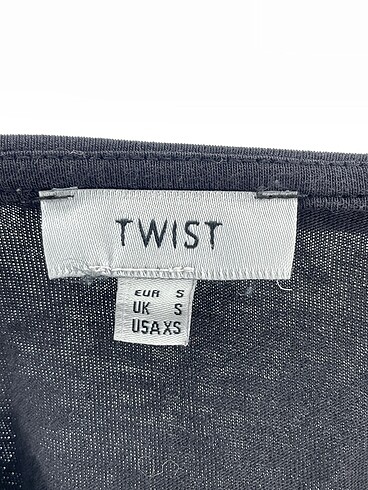 s Beden siyah Renk Twist T-shirt %70 İndirimli.
