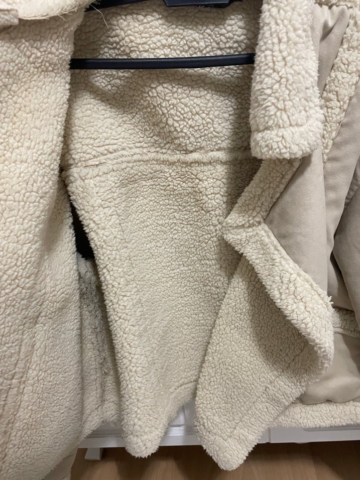 Bej Kürklü Kadın Ceket - Görsel 3