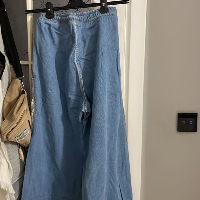 Gri Denim Kadın Eşofman Altı - Görsel 3