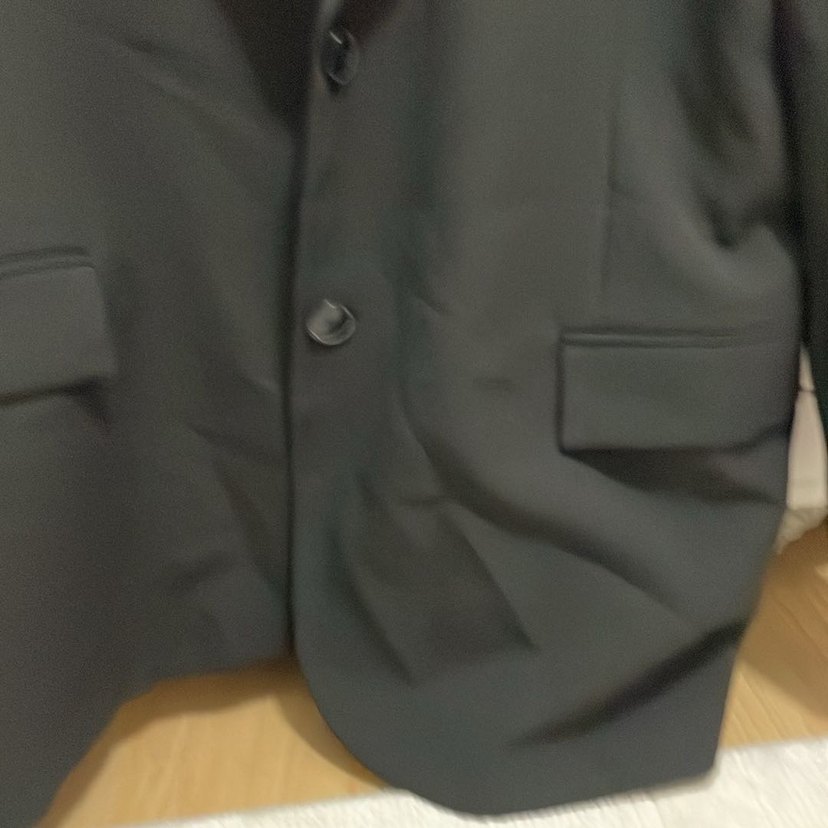 Düğmeli Siyah Kadın Blazer Ceket - Görsel 3