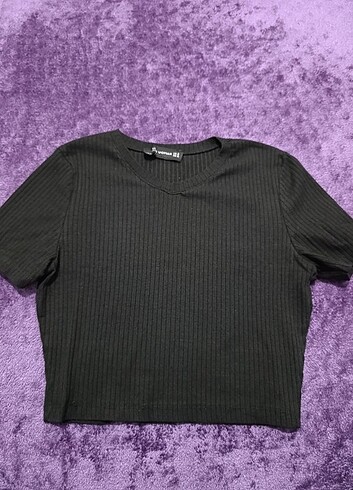 Crop tişört bluz