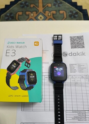360 BOSTLAB E3 KİDS WATCH ÇOCUK SAATİ 