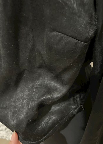 m Beden siyah Renk Uzun Kollu Siyah Gotik Bluz