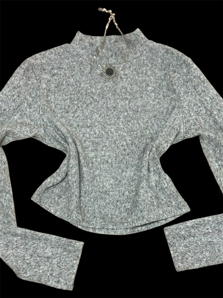 Vintage kazak rock knit tie hooded b 8 - Görsel 3