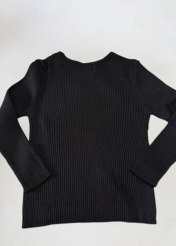 Goth top rock knit tie hooded b 8 - Görsel 6
