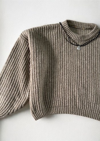 Y2k Kahve kazak rock trend out mall nu z - Görsel 4