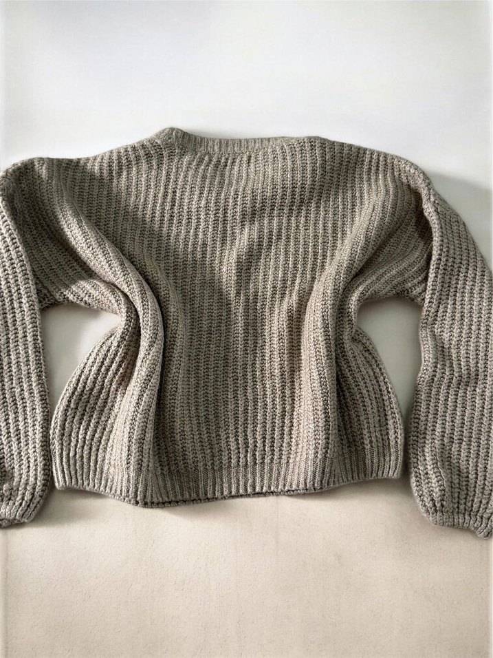 Y2k Kahve kazak rock trend out mall nu z - Görsel 5