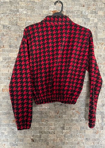 Gotik Ekoseli Sweatshirt y2k rock outfit - Görsel 4