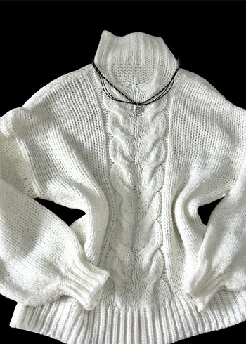 Goth kazak rock knit tie hooded b 8 - Görsel 5