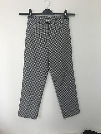 38 Beden Kareli pantolon