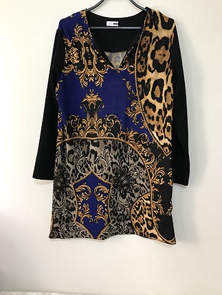 l Beden Leopar desenli mini
