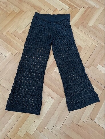 Zara Zara siyah file pantolon vintage y2k fairycore killstar