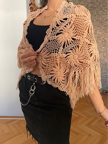 American Vintage Vintage örgü şal