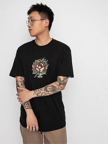 s Beden Vans siyah tshirt vintage y2k fairycore urban zara