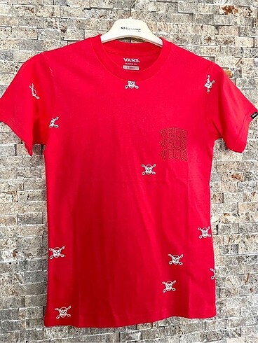 xs Beden kırmızı Renk Vans Kırmızı Tshirt