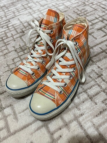 Converse Turunculu ekoseli converse